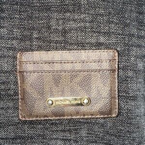 Michael Kors Tan Card Holder
